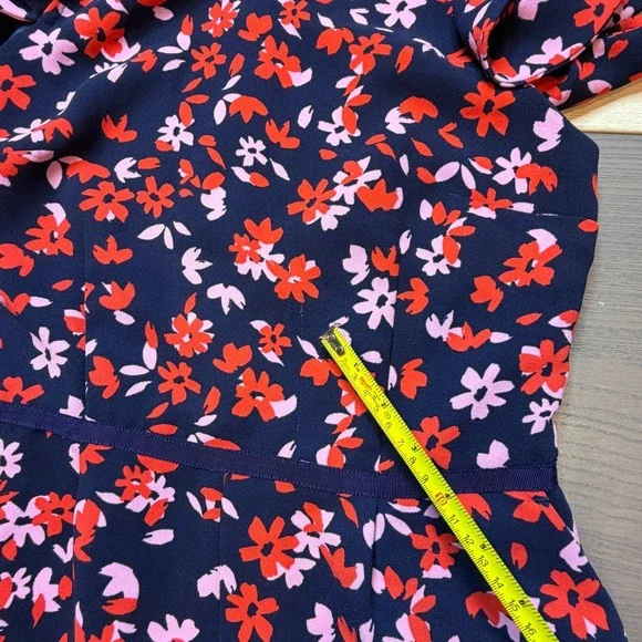 Draper James Romper Women 4 Painterly Floral Cold Shoulder Floral - Picture 13 of 13